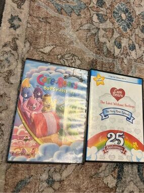 Care Bears DVD Bundle Oopsy Does it and Land Without Feelings